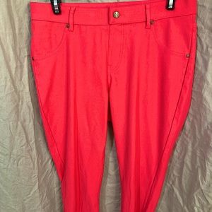 Hue Pink/Salmon Leggings - Size L